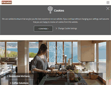 Tablet Screenshot of franke.com